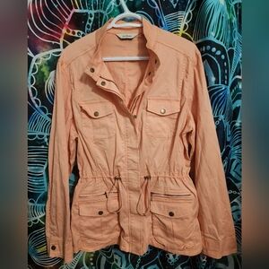 Ll bean military jacket size large